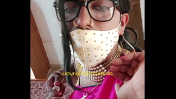 Desi Crossdresser Lara D_souza In Saree Part 2