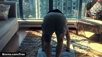 Horny Gay Coubles (jacob Jones, Isaac, Jake, Joshua Storm) Keep Up Their Sex Workout Routine At Home - Bromo