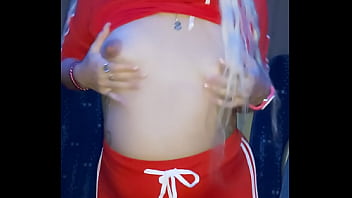 Alina Modelista Porn Star Looking Hot With Red Training Suite Sbowing Her Butt