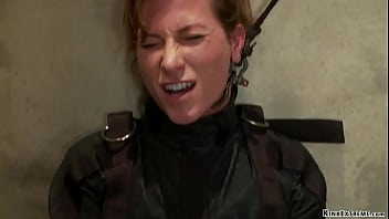 Chained Milf Dildo Anal Fucked