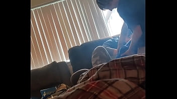 Two Guys Stuffing My Blue Cock