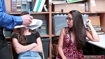 Officer Fucks Two Brunette Shoplifters - shaved-pussy, amateur-sex, old-and-young, mature-and-young, handjob-porn, blowjob-porn, deepthroat-p - Video 2360498