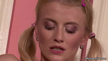 Cheating Gf Blonde Sucks And Rides Old Big Cock