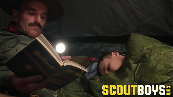Scoutboys - Austin Young Fucked Outside In Tent By Older