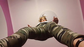 Put On His Knees, Ask To Jerk Off Under The Bill And Eat His Sperm