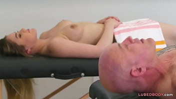 Fucking The Client Next To His Girlfriend - Cadence Lux