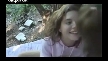 Cute Teens Make Sextape Perched Precariously In The Woods