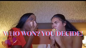 Maya Farrell And Melody Cummings Show Of Their Dick Sucking Skills