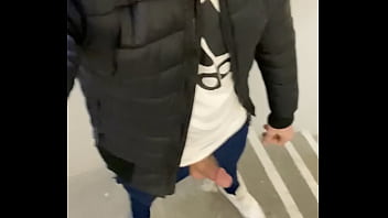 Chav Jerks Off In Building Stairwell