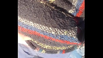 Naked Driver Pisses His Light Sweat Pants While Walking Barefoot In Snow