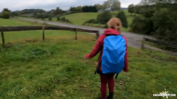 Blowjob And Facial Of Cute Teen In A Barn - More At