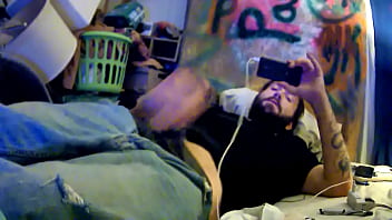 Hot Tattooed Guy Stokes And Cums! Pandemyekk Is A Beast!