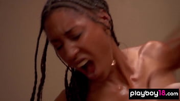 Nasty Amateur Couple Fucking A Busty Bisexual Ebony Slut Emma