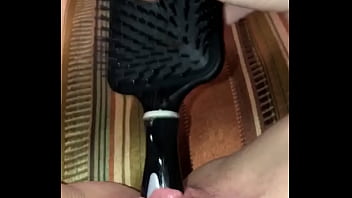 Teen Brush Masturbating