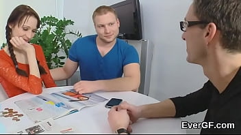 Dirt Poor Guy Lets Sexy Pal To Penetrate His Companion For Bucks