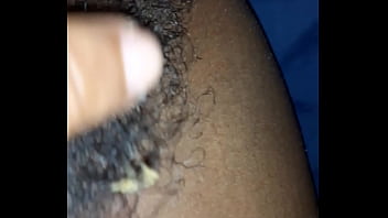 Girl Is Playing With Her Left Over Bathroom Crusts