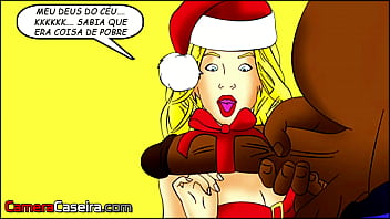 Patricinha Ganhou A Rola Negra De Presente De Natal, Do Porteiro Do Prédio