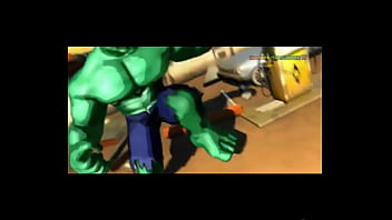 Hulk 2003 Videogame - Banner' Gay Hulk Transformation