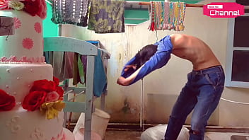 [hansel Thio Channel] I_m So Horny When I Want Wash Table Clothes After Wedding Party