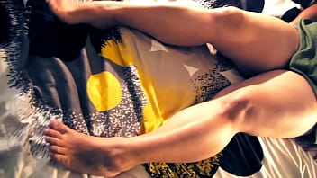 May Zing - Keeps Pointing To Keep Being Fingered - Muscular Legs Big Calves Asian Genetic Sensual Masturbation