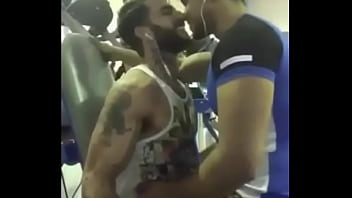 Lovely Gay Kiss At Gym Between Two Indians