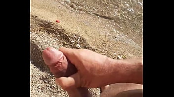 Ibizabigcock Cumshot On The Beach In Ibiza