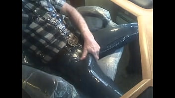 Wet Dustin' Wet And Slippery Times - jeans, wet, lube, gay, skin-tight - Video 2333008