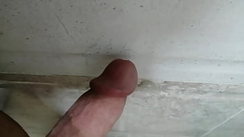 Cock Cums On Wall