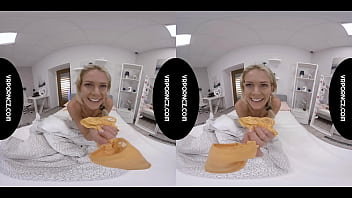 Vr - Big Black Dildo In Tight Pussy