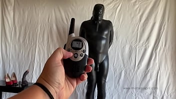 Dominatrix Mistress April - Full Body Rubber Punished