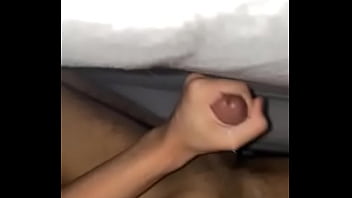 Asian Twink Rubs His Horny Cock