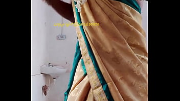Indian Beautiful Crossdresser Model Lara D_souza Saree Video