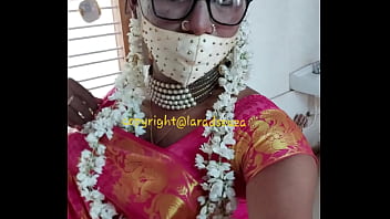 Indian Crossdresser Model Lara D_souza Saree Video3