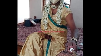 Indian Crossdresser Model Lara D_souza Saree Video 4