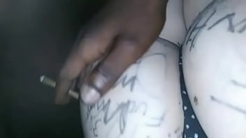 Smoking On Racist White Bitch