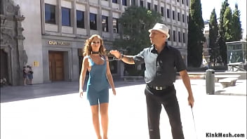 Babe In See Through Dress In Public