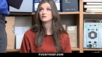 Strict Security Officer Gives One Way Out To Thieving Teen - Kenzi Ryans