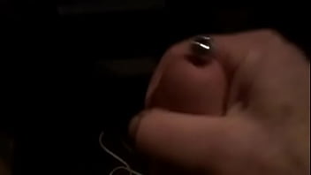 Slow Motion Cum Through Penis Plug