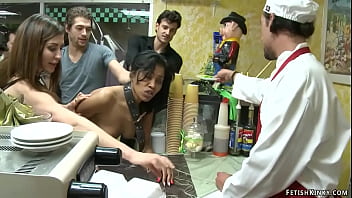 Ebony Group Banged In Public