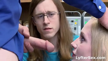 Girlfriend Fucked By Mall Officer As Her Bf Watches