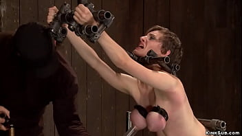 Bound Slave In Box Gets Flogged