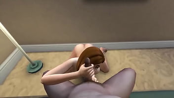 Sims 4 Young Man And His Wonderful Girlfriend Having Fun In The Bathroom _ Bedroom