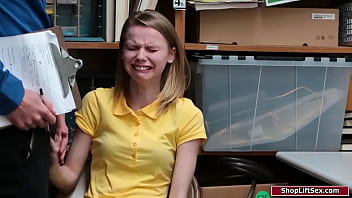 Officer Dominates Petite Russian Thief