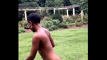 She Gets Naked Outside