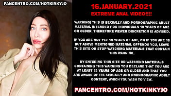 Long Dong Balls Deep In Hotkinkyjo Anal Hole, Belly Bulge _ Prolapse