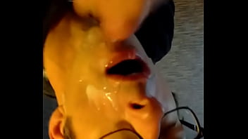 Getting My Friend' Big Load All Over My Face