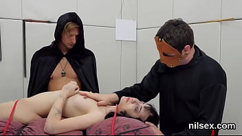 Foxy Nympho Was Brought In Butthole Assylum For Painful Treatment