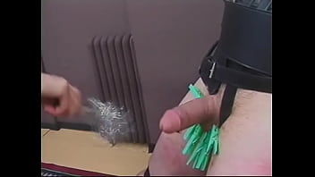 Mature Dominatrix Mistress Scarlett Pours Hot Wax On Dude' Balls And Cock