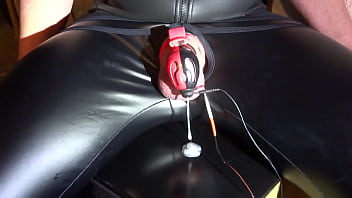 E-stim Cum Milking With Chastity Cage - cum, bdsm, fetish, orgasm, gay, electro, estim, chastity, e-stim, hands-free, electro-stimulation, e - Video 2327127