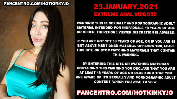 Extreme Prolapse _ Huge Violet Dildo Anal By Hotkinkyjo